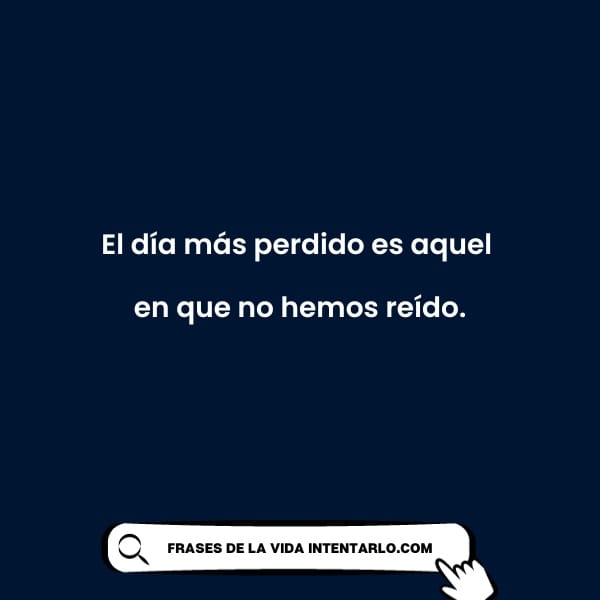 Reflexión sobre la importancia de la risa en la vida diaria.