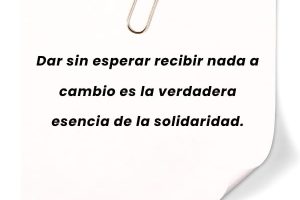 Frases de solidaridad