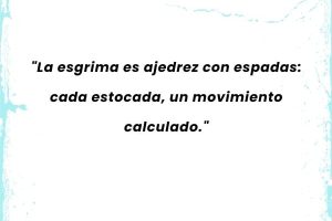Frases de esgrima