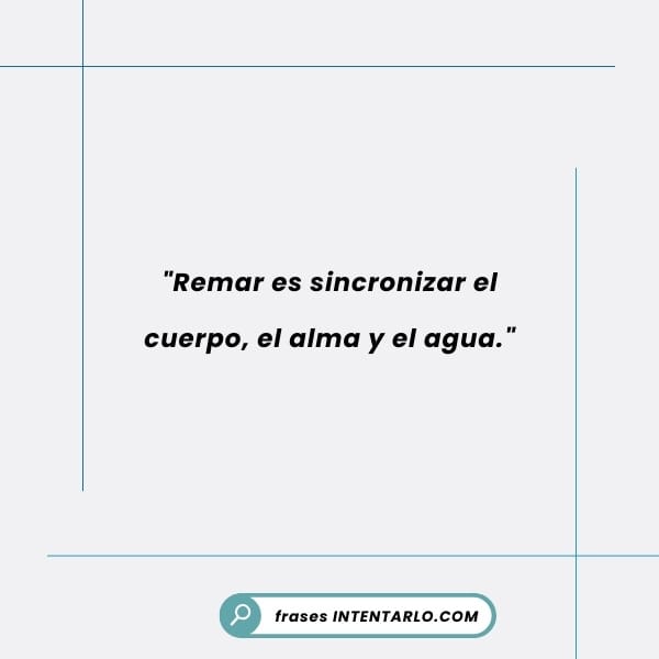 Cita motivacional para remeros con una imagen de un equipo de remo en plena acción.
