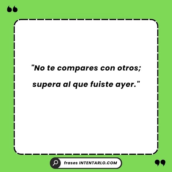 Constancia y superación personal Cita sobre la constancia y la superación con una imagen de una persona alcanzando una meta deportiva.